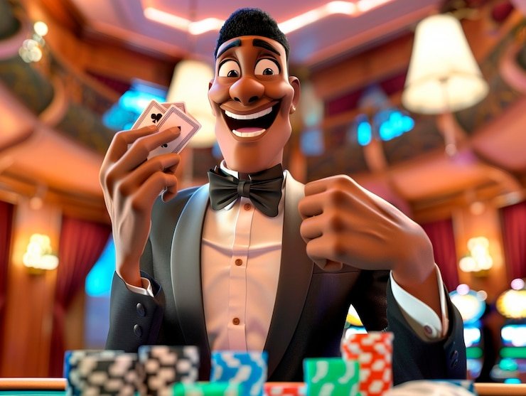 Three Card Poker hand ranking chart displayed on live dealer screen